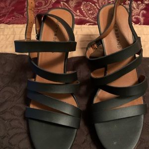 Black Sandals size 10